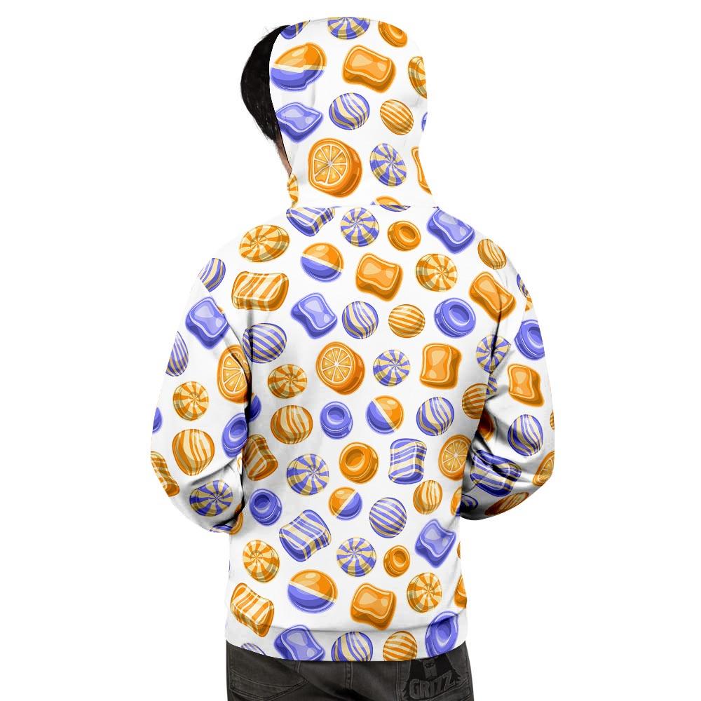 Sweet Gummy Print Pattern Men's Hoodie-grizzshop