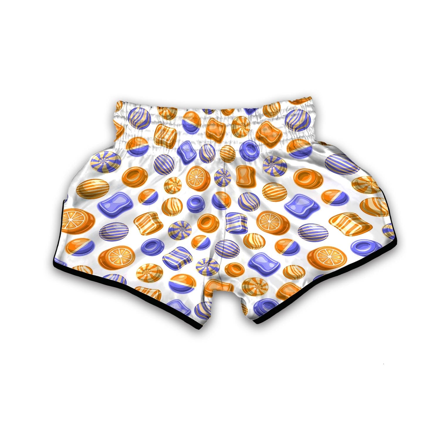 Sweet Gummy Print Pattern Muay Thai Boxing Shorts-grizzshop