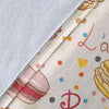 Sweet Macaron Pattern Print Blanket-grizzshop