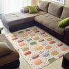 Sweet Macaron Pattern Print Floor Mat-grizzshop