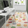 Sweet Macaron Pattern Print Floor Mat-grizzshop