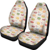 Sweet Macaron Pattern Print Universal Fit Car Seat Cover-grizzshop