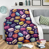 Sweet Macaron Print Pattern Blanket-grizzshop