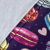 Sweet Macaron Print Pattern Blanket-grizzshop