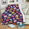 Sweet Macaron Print Pattern Blanket-grizzshop