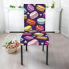 Sweet Macaron Print Pattern Chair Cover-grizzshop