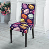 Sweet Macaron Print Pattern Chair Cover-grizzshop