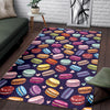 Sweet Macaron Print Pattern Floor Mat-grizzshop