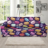 Sweet Macaron Print Pattern Sofa Covers-grizzshop