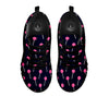 Sweet Pink Lollipop Print Pattern Black Sneaker-grizzshop