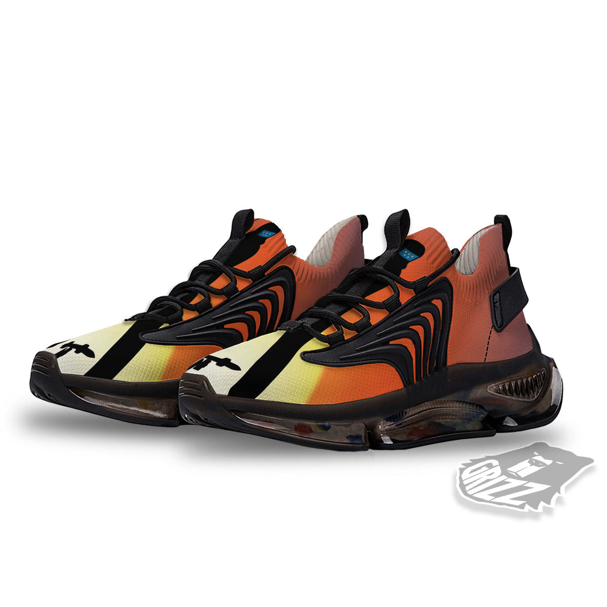 Swing Pro Golf Print Black Gym Shoes-grizzshop