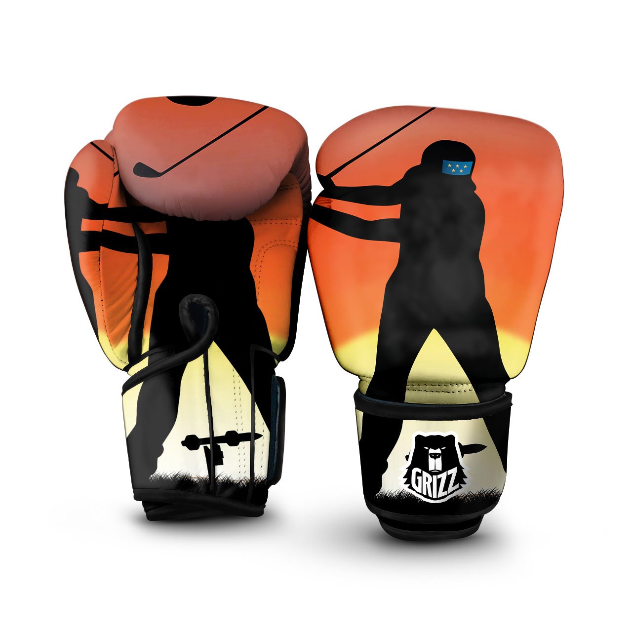 Swing Pro Golf Print Boxing Gloves-grizzshop