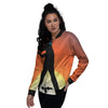 Swing Pro Golf Print Women's Bomber Jacket-grizzshop