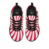 Swirl Candy Pink Print Black Sneaker-grizzshop