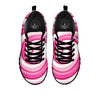 Swirl Pink Lollipop Print Black Sneaker-grizzshop