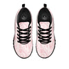 Swirl Pink Print Pattern Black Sneaker-grizzshop