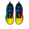 Swirl Rainbow Print Black Sneaker-grizzshop