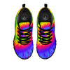 Swirl Rainbow Psychedelic Print Black Sneaker-grizzshop