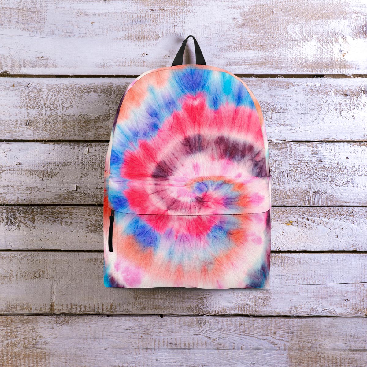 Swirl Rainbow Tie Dye Backpack-grizzshop