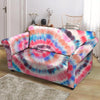 Swirl Rainbow Tie Dye Loveseat Cover-grizzshop