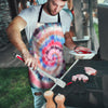 Swirl Rainbow Tie Dye Men's Apron-grizzshop