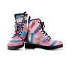 Swirl Rainbow Tie Dye Men's Boots-grizzshop