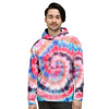 Swirl Rainbow Tie Dye Men's Hoodie-grizzshop