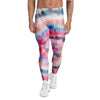 Swirl Rainbow Tie Dye Men's Leggings-grizzshop