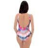 Swirl Rainbow Tie Dye One Piece Swimsuite-grizzshop