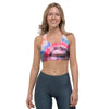 Swirl Rainbow Tie Dye Sports Bra-grizzshop