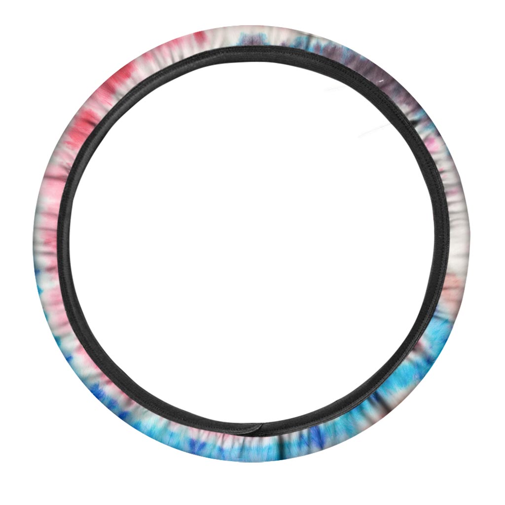 Swirl Rainbow Tie Dye Steering Wheel Cover-grizzshop