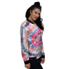 Swirl Rainbow Tie Dye Women's Bomber Jacket-grizzshop