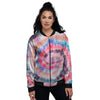 Swirl Rainbow Tie Dye Women's Bomber Jacket-grizzshop