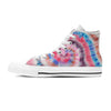 Swirl Rainbow Tie Dye Women's High Top Shoes-grizzshop