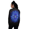 Symbol Ajna Chakra Print Women's Bomber Jacket-grizzshop