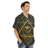 Symbol All Seeing Eye Print Men's Hawaiian Shirt-grizzshop