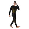 Symbol Bitcoin Crypto Print Men's Pajamas-grizzshop