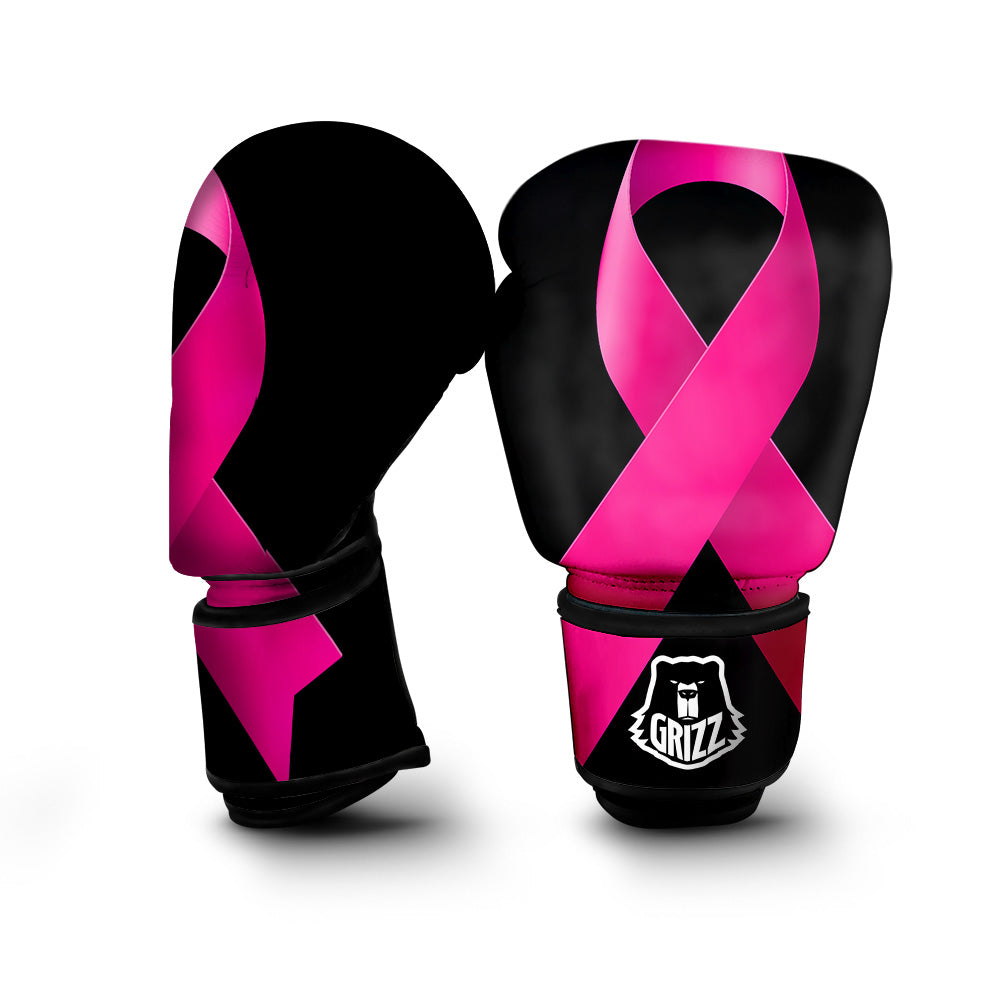 Symbol Breast Cancer Awareness Print Boxing Gloves-grizzshop