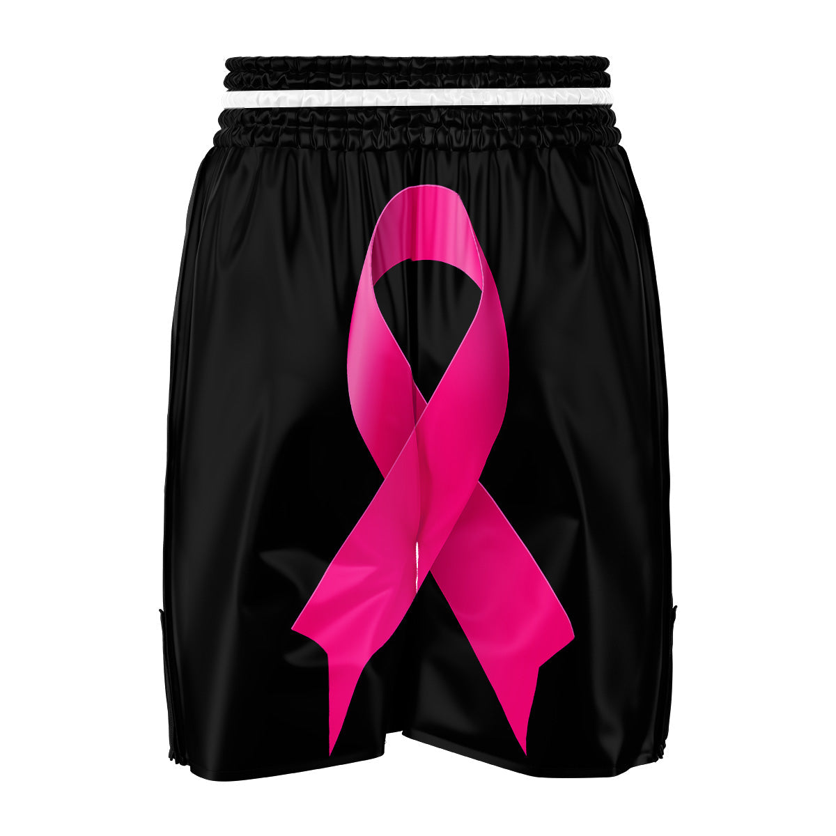 Symbol Breast Cancer Awareness Print Boxing Shorts-grizzshop