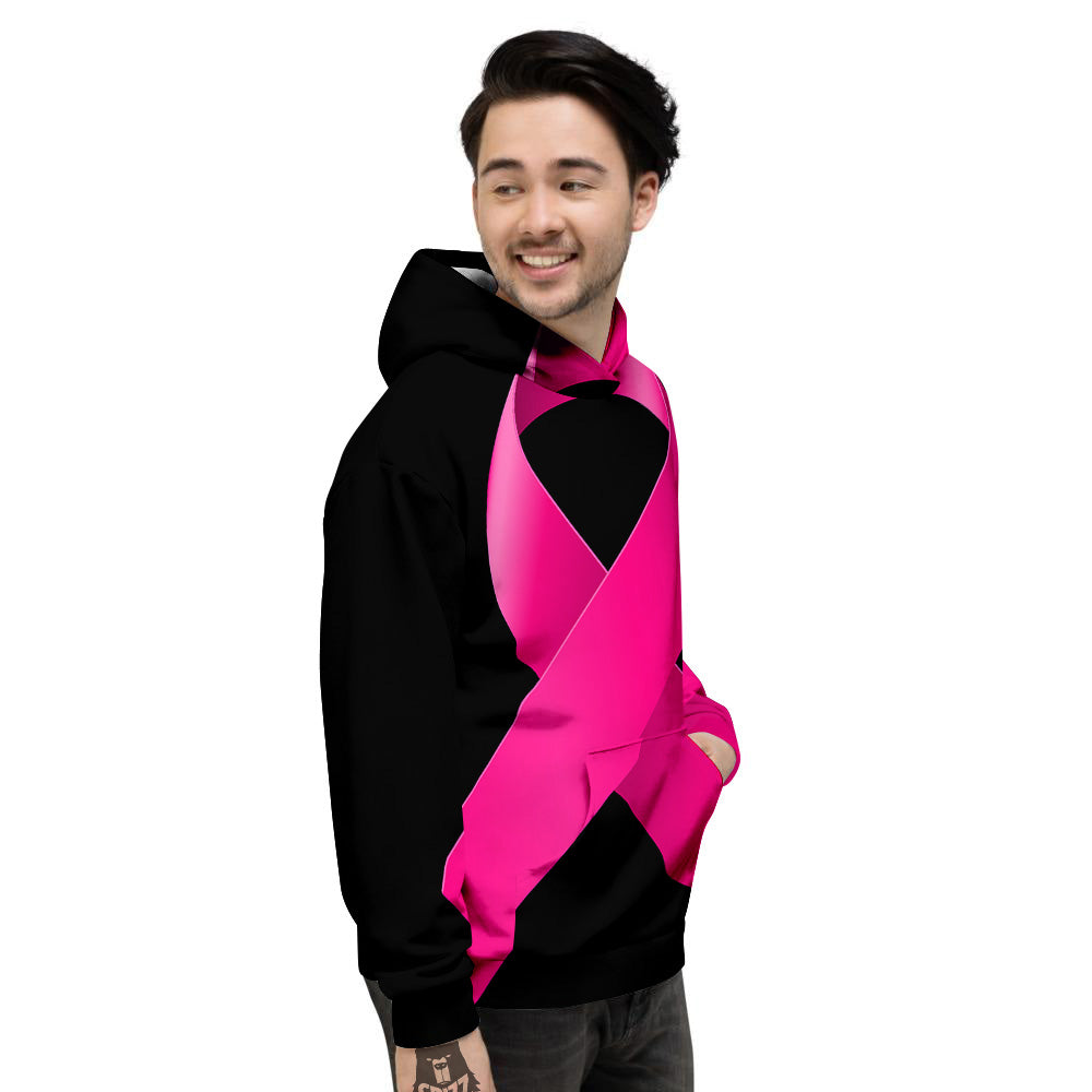 Symbol Breast Cancer Awareness Print Men's Hoodie-grizzshop