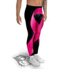 Symbol Breast Cancer Awareness Print Men's Leggings-grizzshop