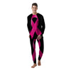 Symbol Breast Cancer Awareness Print Men's Pajamas-grizzshop