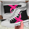 Symbol Breast Cancer Awareness Print White High Top Shoes-grizzshop
