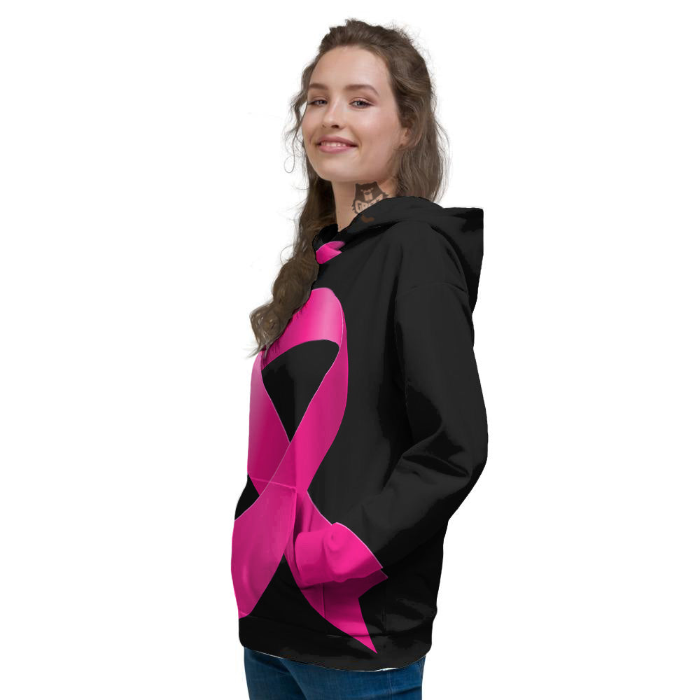 Symbol Breast Cancer Awareness Print Women's Hoodie-grizzshop