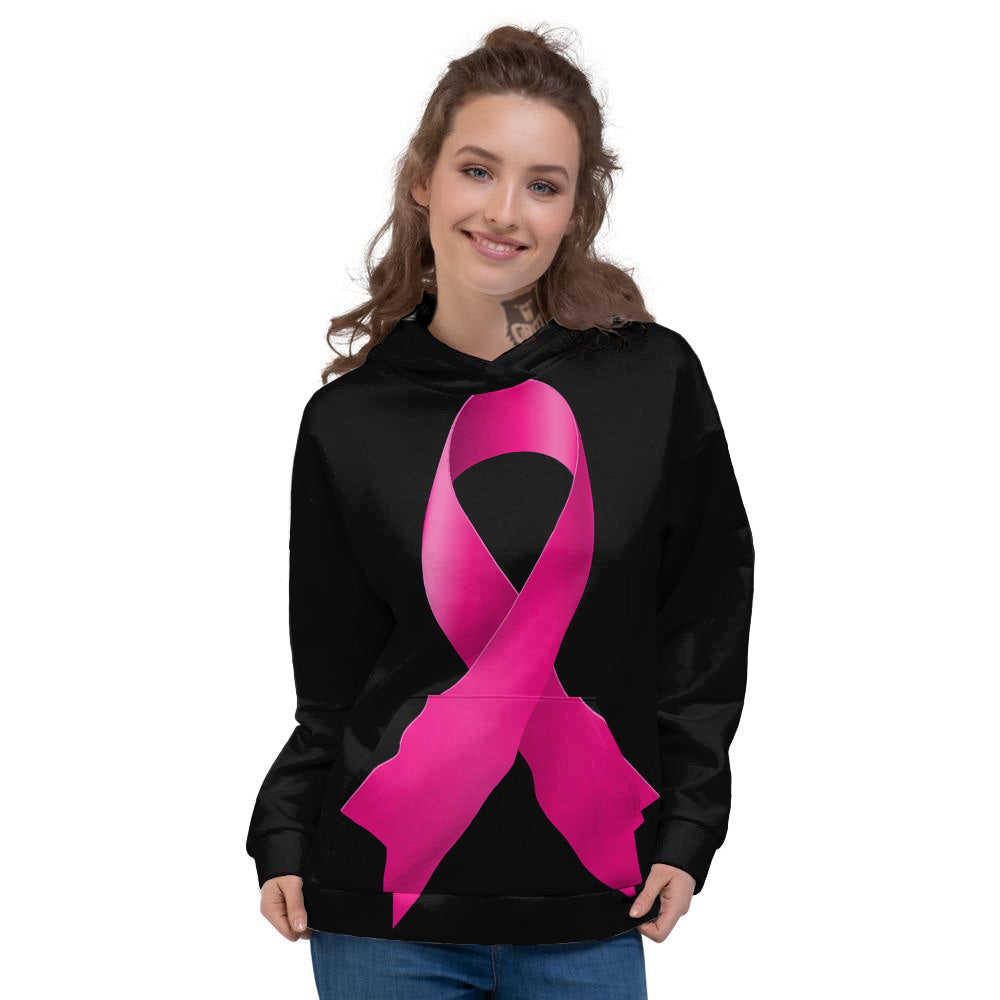 Symbol Breast Cancer Awareness Print Women's Hoodie-grizzshop