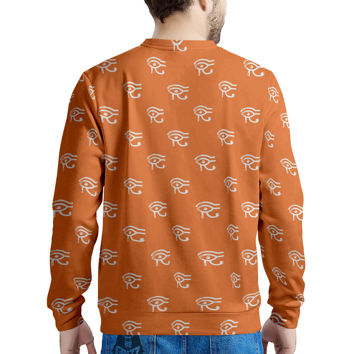 Symbol Eye Of Horus Pattern Men's Sweatshirt-grizzshop