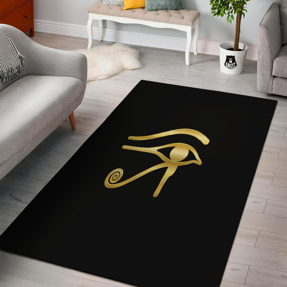 Symbol Eye Of Horus Print Floor Mat-grizzshop