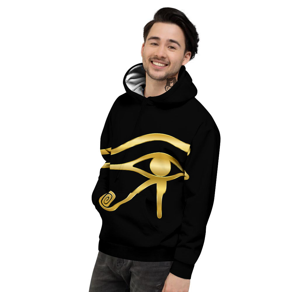 Symbol Eye Of Horus Print Men's Hoodie-grizzshop