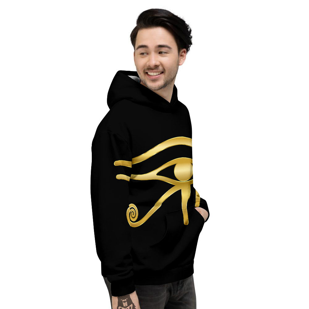 Symbol Eye Of Horus Print Men's Hoodie-grizzshop