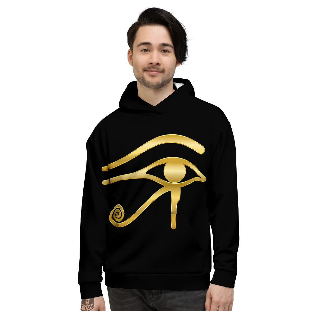 Symbol Eye Of Horus Print Men's Hoodie-grizzshop